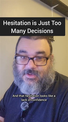 Confidence comes from not deciding #messyincomeexperiment