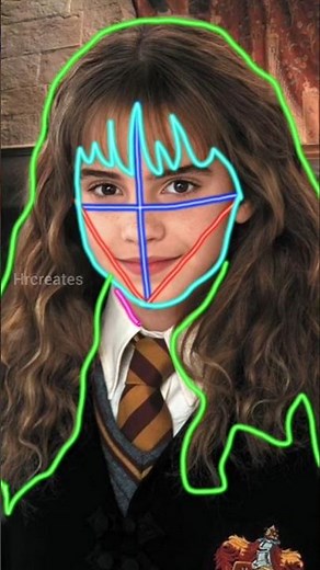 How to draw Hermione Granger ❤️‍🔥 #ytshorts #tutorial