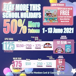 25 reactions · 9 comments | PLAY WITH US this School Holidays ! Get...