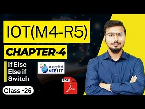 O-Level M4 R5 | Chapter-4 Operators in C language | Lecture 26 | IoT Course Free Pdf Notes