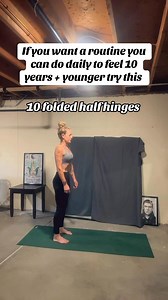 This routine you can do daily to feel better and younger remember “motion is lotion “ for your joints | Yoga & movement with Sara