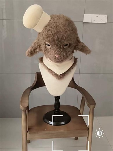 Realistic Lamb Head Mask Full Head, Brown Sheep Mask Cosplay, Soft Plush Animal Mask, Farm Animal Costume - Etsy