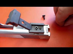 Installing Sights on a Caspian 1911 Slide