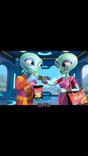 Aliens Taste PARLE'S WAFERS Peri Peri Flavour?! 👽 #shorts #diwali #aliens