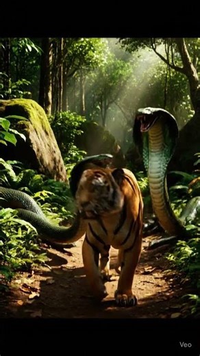 Cobra Vs Tiger #shorts #kingcobra