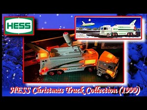 HESS Christmas Truck Collection HESS TRUCK and SPACE SHUTTLE with Satellite (1999)