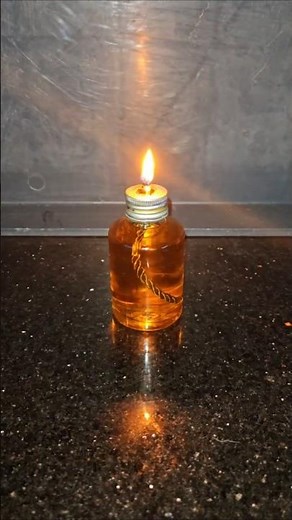 DIY Emergency Lantern, Oil Lamp – Easy Indoor & Outdoor Survival Light #DIY #lantern #creative