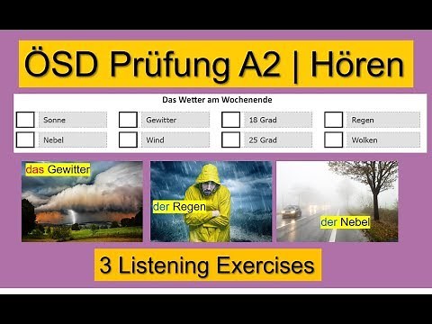 ÖSD A2 Hören | German Listening Test ÖSD A2