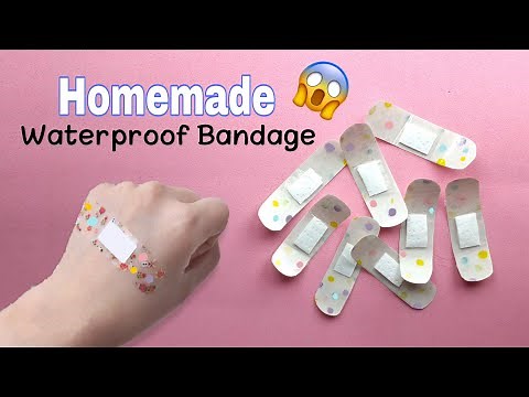 how to make bandage without double sided tape | diy bandage | homemade bandage