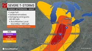 Stormy, damp pattern in Northeast to bring severe weather risk