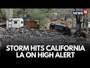 LIVE WEATHER: LA River Rises as Storm Batters U.S. West Coast | Flood & Mudslide Warnings Issued