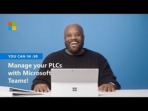 How to manage your PLCs with Microsoft Teams!