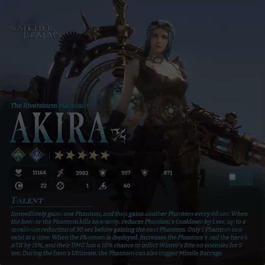 Introduction of the new Hero - Akira #notyouraveragestrategyrpg #roadtocommander
