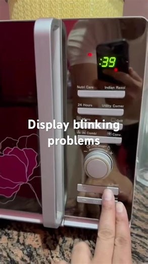 LG microwave display blinking problem solve