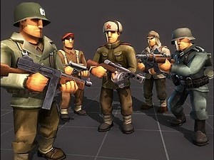 Toon Soldiers - WW2 edition - Unity Character Download