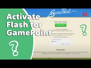 Activate Flash for GamePoint