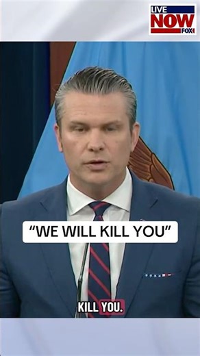 Sec. Pete Hegseth provided an update on the U.S. strikes against Iran Monday morning. #news #iran