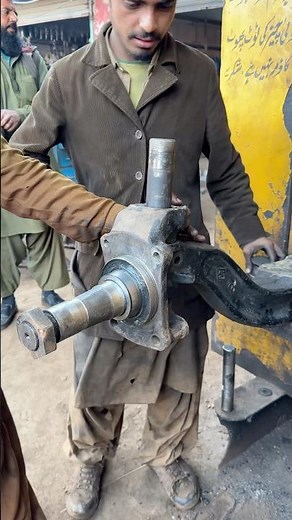 Stub axle fitting #workshop #mechanic #shorts #trending