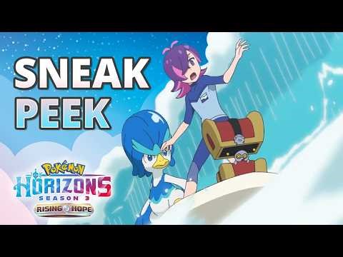 Surf’s up, Dot! 🏄 | Pokémon Horizons: Season 3—Rising Hope Part 2 | Sneak Peek