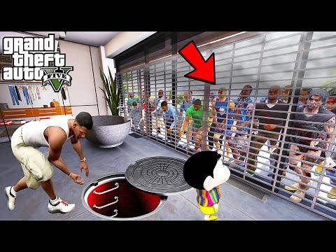Franklin Build Secret Luxury Bunker To Escape Zombie Apocalypse in GTA 5!