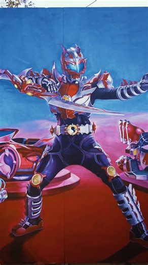 【官方首发ENGSUB】画一幅铠甲勇士“炎龙侠”！Draw a picture of the Armor Hero "Dragon Man"!#阿拉丁狗蛋 #aladdingoudan #cosplay #onepiece #海贼王 #ワンピース #海賊王 #コスプレ #onepiececosplay #liveaction #liveactiononepiece #liveactionanime #ワンピース好き #実写 #绘画 #墙绘 | Aladdin Goudan 阿拉丁狗蛋