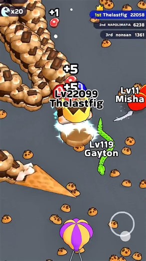 Snake Clash VIP Gameplay 19 #games #viralshorts #viralgaming