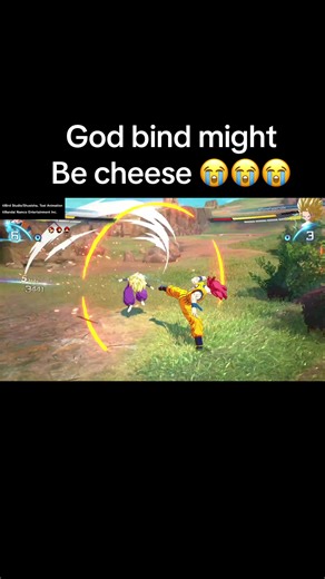 God bind might be cheese in Dragon ball sparking zero 😭😭😭#goku #xenoverse2