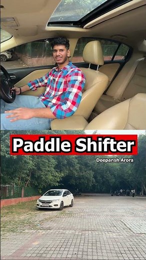 Honda City Automatic CNG Paddle Shifter Review ||#shorts #shortvideo #viral #reels #trending #india