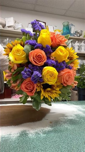 How to make a fall flower bouquet