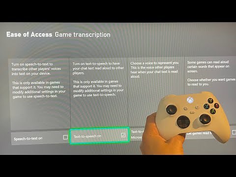 Xbox Series X/S: How to Turn On/Off Text-To-Speech Tutorial! (Game Transcription Settings)