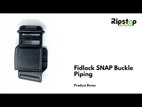 Fidlock - SNAP Buckle Piping - Product Demo Video