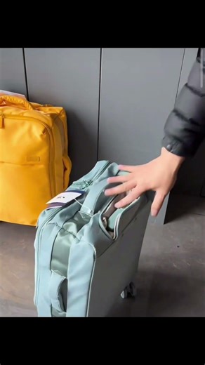 Compact Rolling Travel Backpack – Carry-On Luggage with Wheels