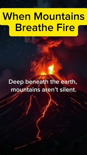 When Mountains Breathe Fire — Witness the Power Below Us