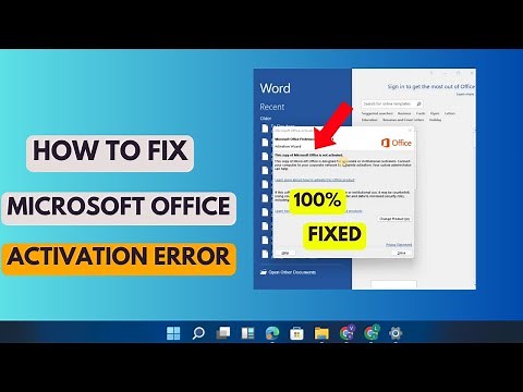 This copy of Microsoft office is not activated || Product Activation Failed in Ms Office & 365 Fix