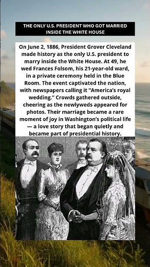 THE PRESIDENT WHO MARRIED IN THE WHITE HOUSE 💍🇺🇸