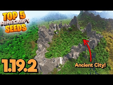 Top 5 AWESOME NEW SEEDS for Minecraft 1.19.2! (Best Minecraft Wild Update Seeds Java & Bedrock)
