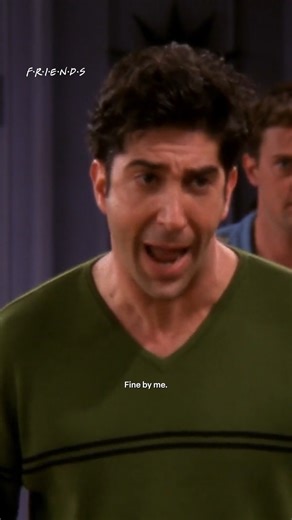 Chandler knew it all along. #FRIENDS | FRIENDS (TV Show)