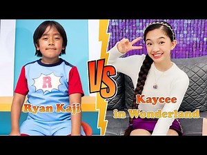 Ryan Kaji (Ryan’s World) VS Kaycee in Wonderland Stunning Transformation ⭐ From Baby To Now