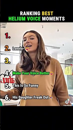 Ranking Best Helium Voice Moments #shorts #funny #helium