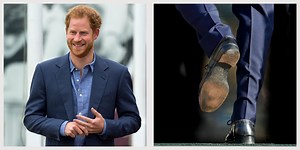 Prince Harry's Shoes Have a Custom H on the Sole