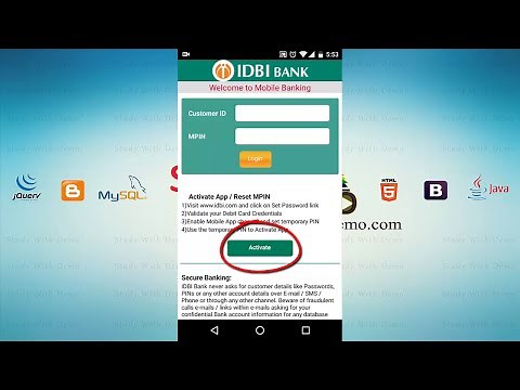 How to Generate MPIN and Activate IDBI Mobile Banking App
