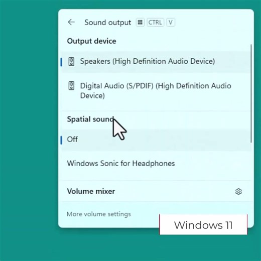 Windows 11 Selecting Audio Input and Output Device