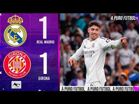 ✅ EMPATO EL REAL MADRID 1-1 GIRONA y se le ESCAPA la LIGA ESPAÑOLA