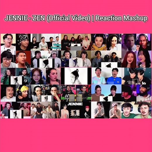 JENNIE - ZEN (Official Video) | Reaction Mashup #jennie #blackpink #kpop #fypシ゚viral #shorts #feeds
