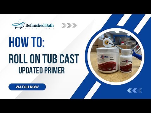 How to Properly Mix And Use Tub Cast Roll On Bathtub Primer - Don’t Roll Your Tub Until You Watch!
