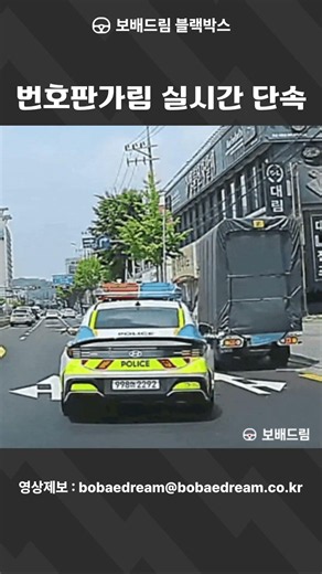 [보배드림 블랙박스] 번호판가림 실시간 단속