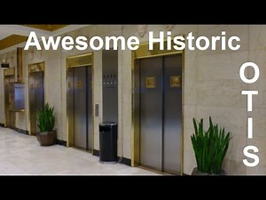Historic Otis Traction Elevators at Great Southwest Building in Downtown Houston, TX.