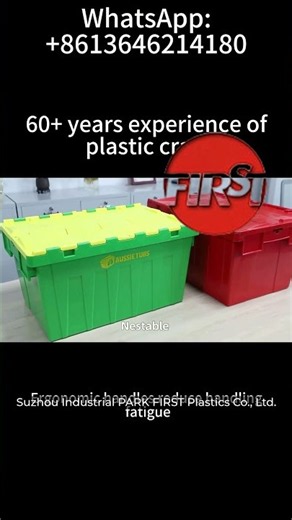 industrial design stackable plastic storage boxes pp material and lids for organization