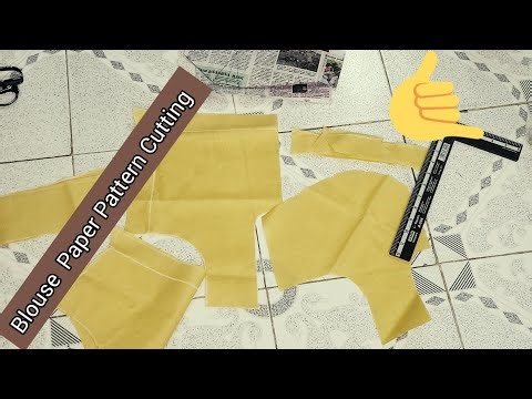 Blouse Paper Pattern Cutting/#cuttingandstitching #tailoring #beginners #tips #tutorials.
