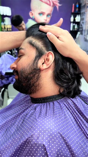 Full Long Hair Undercut: Stylish Contrast with Length